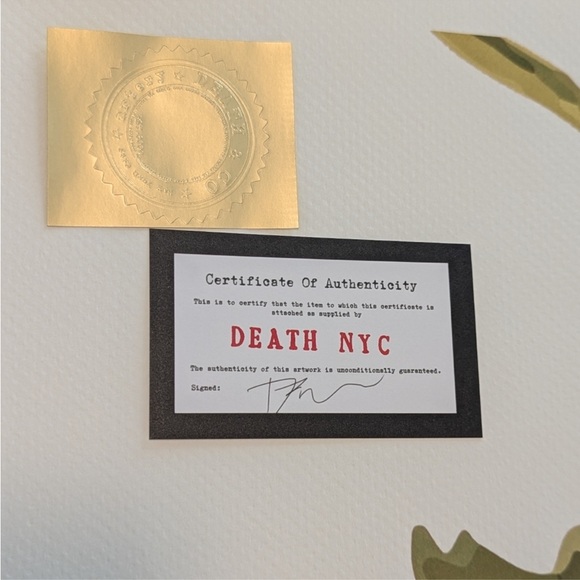 Rare DEATH NYC Limited Edition Louis Vuitton Strawberry Statement Print Signed - Picture 8 of 9